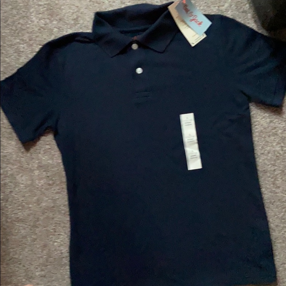Navy school uniform polos boys 12/14